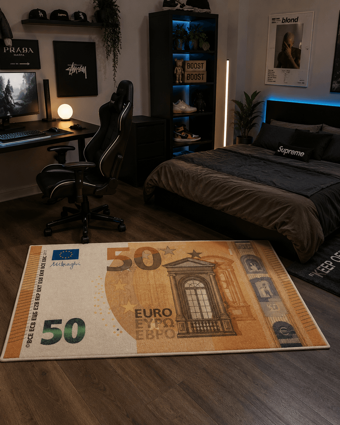 €50 Banknote Rug